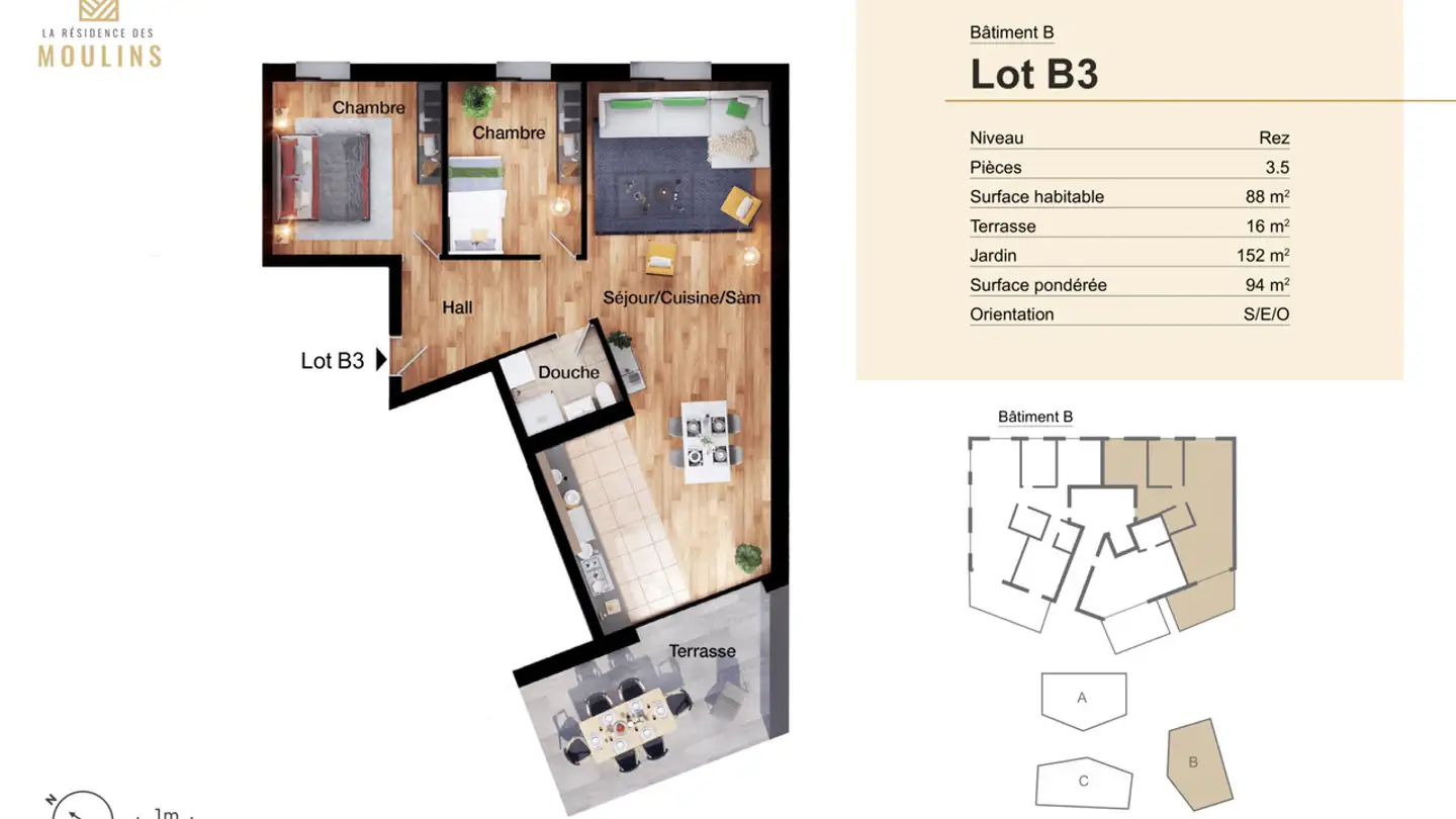 Wohnung kaufen - 1692 Massonnens - Foto 4