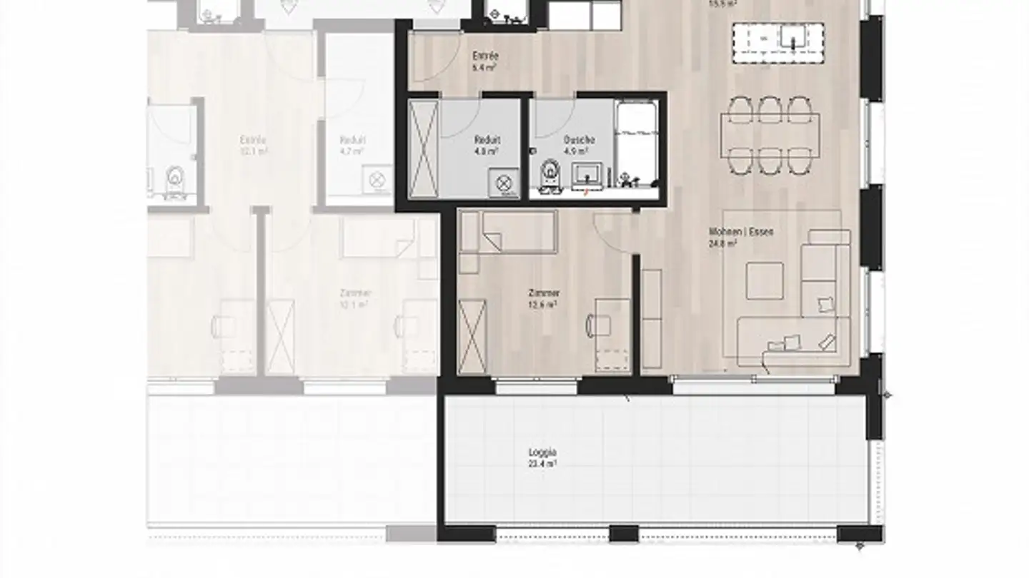 Wohnung mieten - Dorfstrasse 22, 6262 Langnau b. Reiden
