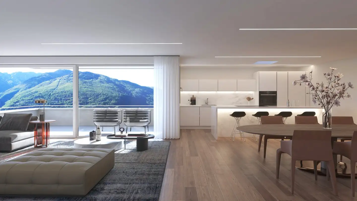 Attico in vendita - Er Stráda Nòvo, 6513 Monte Carasso - Photo 2