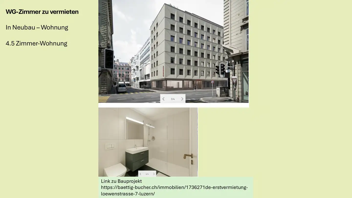 Zimmer mieten - Löwenstrasse 7, 6004 Luzern