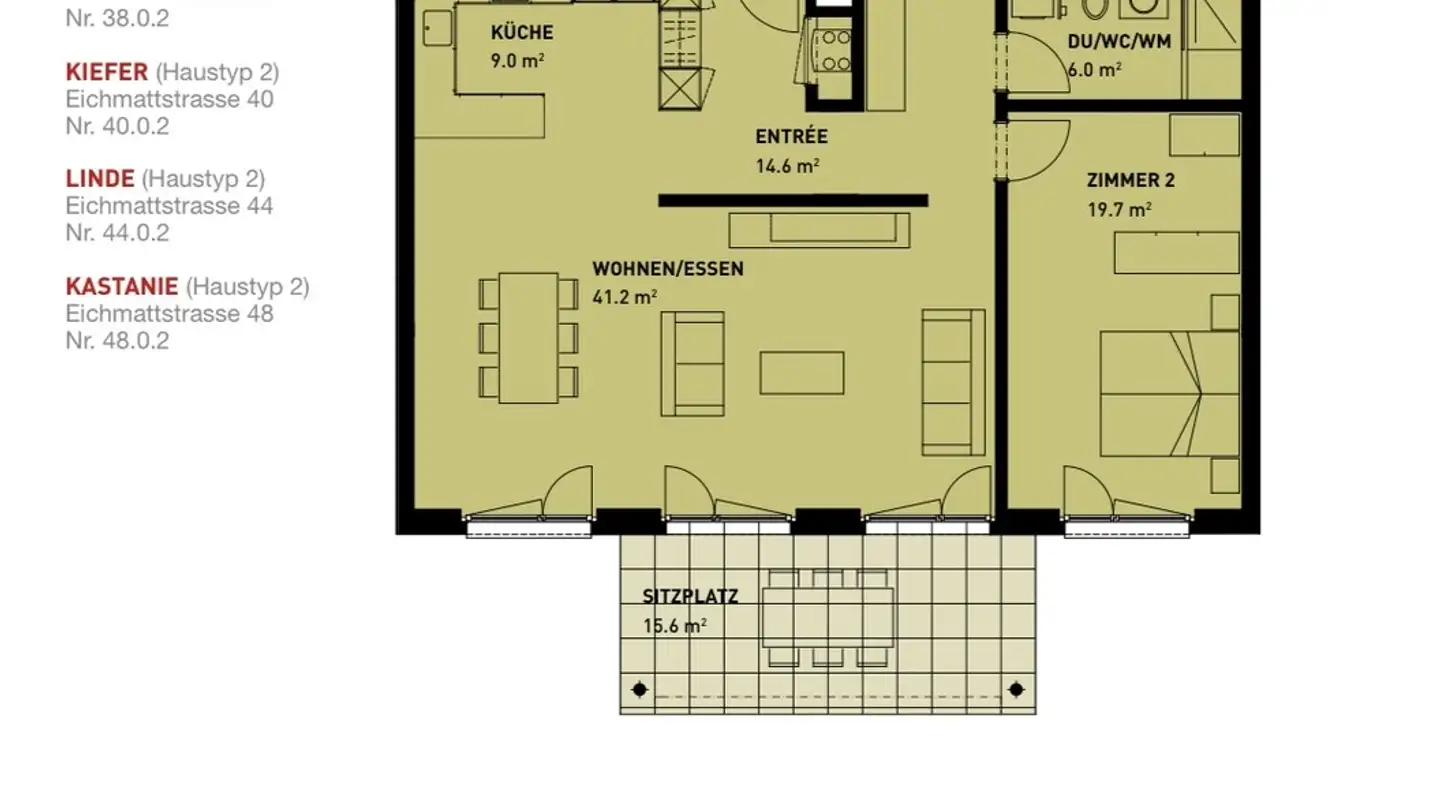 Appartement à louer - Eichmattstrasse 38, 5612 Villmergen - Photo 2