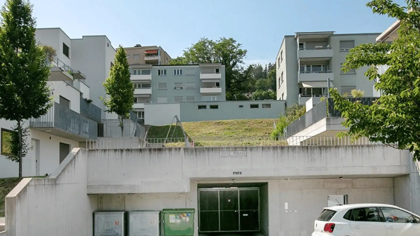 Place de parking souterraine à louer - Bernstrasse 40, 8964 Rudolfstetten