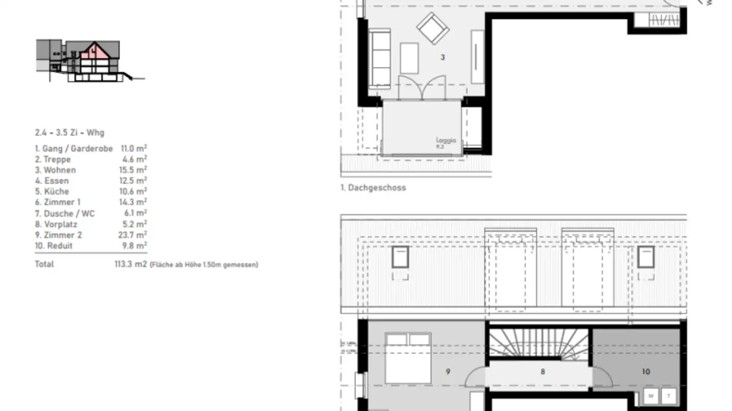 Apartment for rent - Münzerstrasse 1, 8472 Seuzach - Photo 4