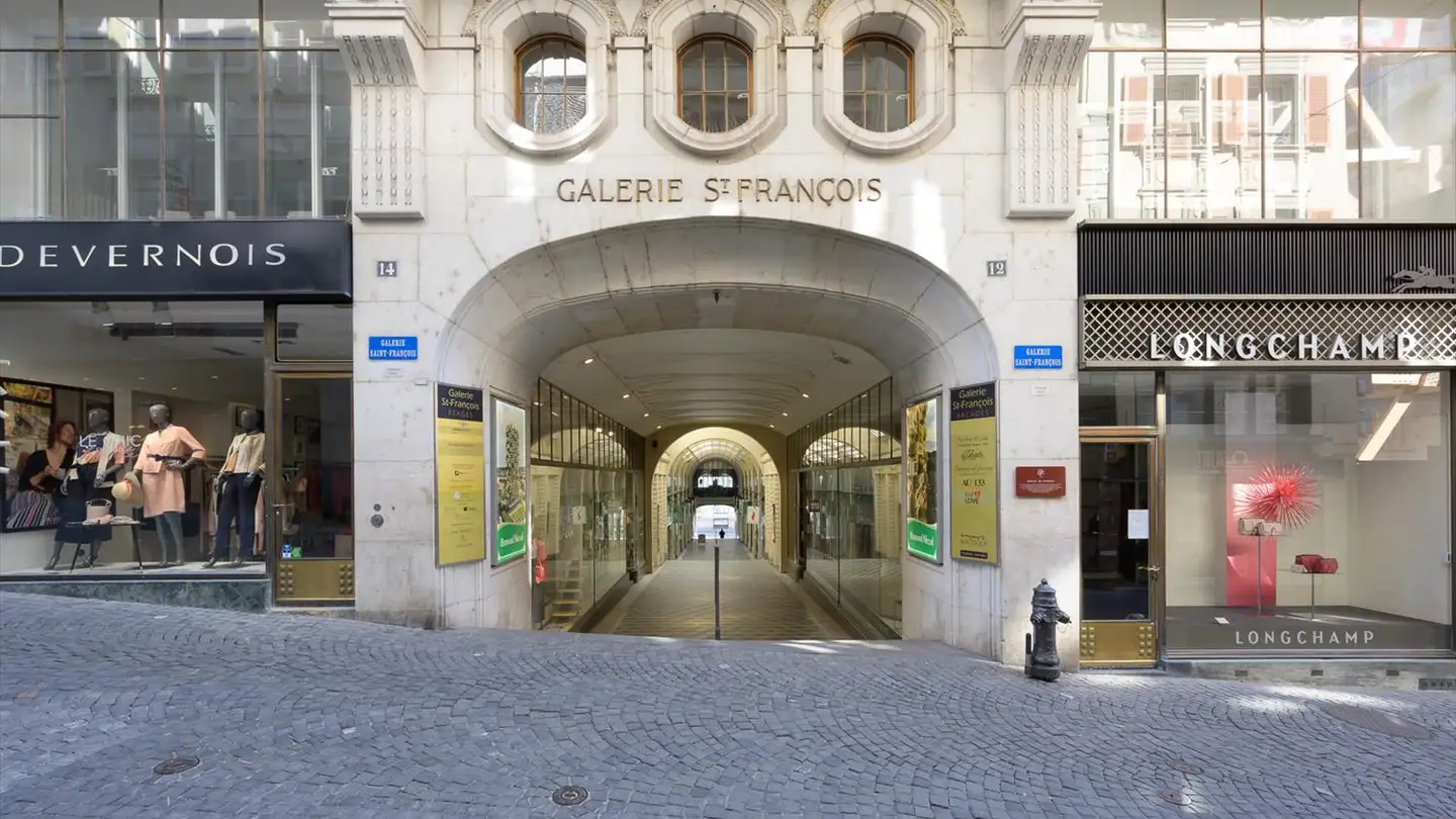 Gewerbe mieten - Galerie Saint-François, 1003 Lausanne