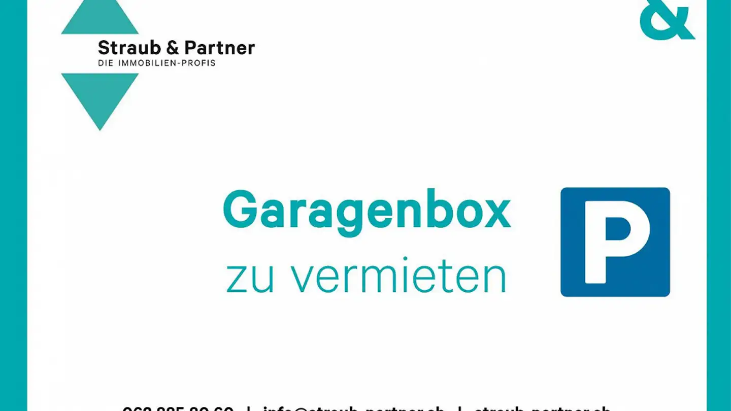 Garage singolo in affitto - Hübeliackerweg 2, 5034 Suhr