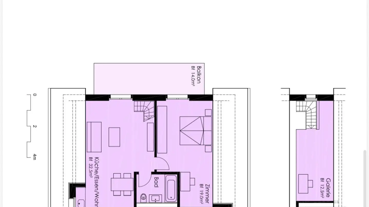 Wohnung mieten - Wolserstrasse 58, 8912 Obfelden - Foto 3