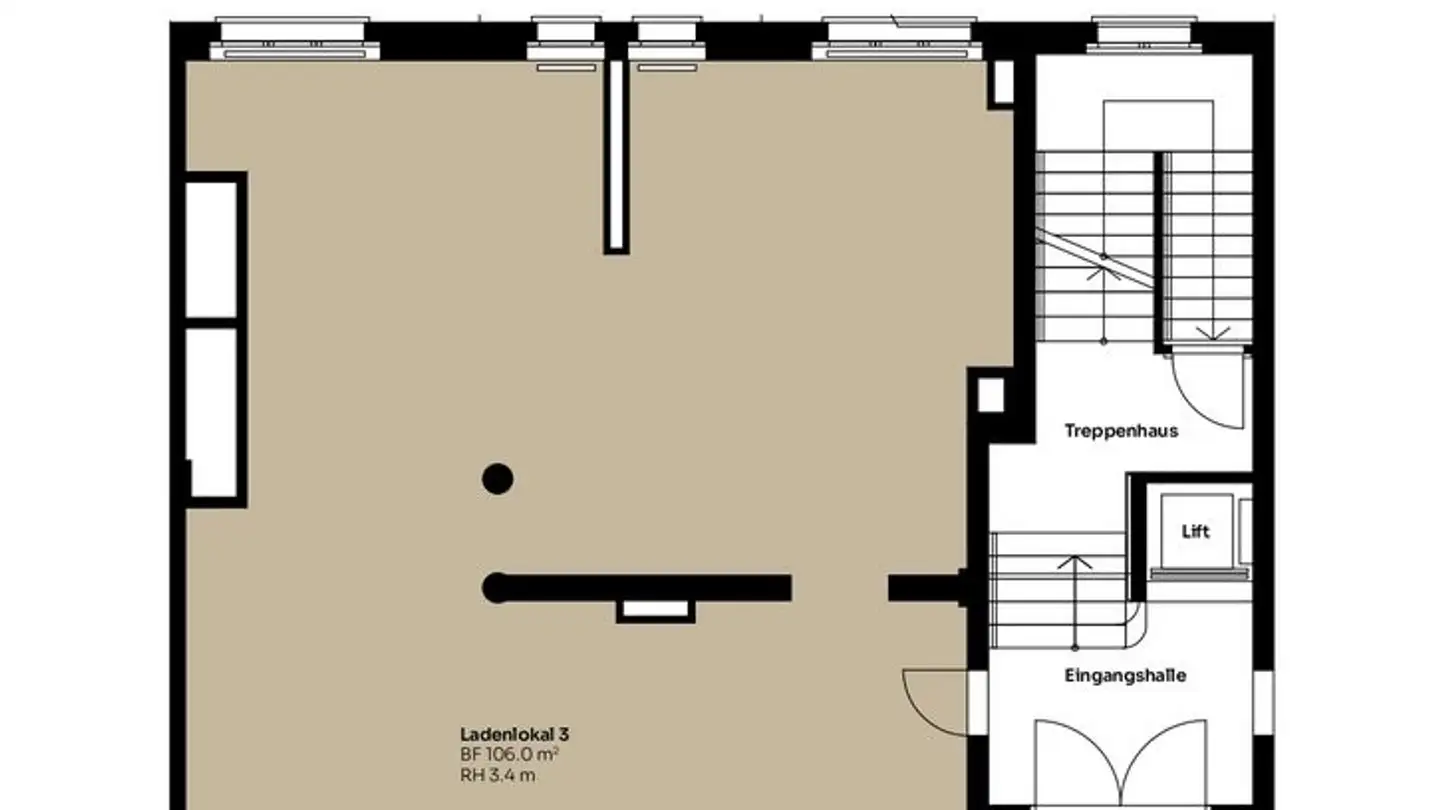 Shop for rent - Bundesplatz 4a, 6003 Luzern - Photo 2