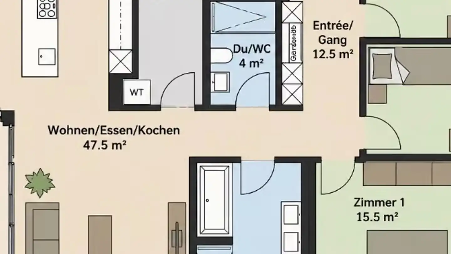 Apartment for rent - Feldstrasse 3a, 9443 Widnau