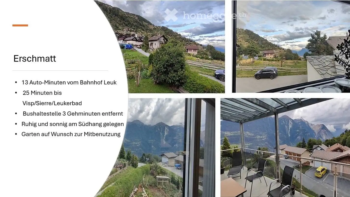 Stanza singola in affitto - Hauptstrasse 40, 3957 Erschmatt - Photo 2