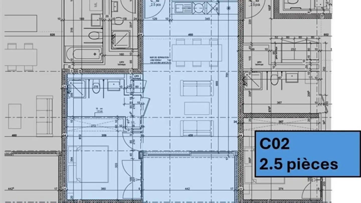 Apartment for rent - Route Du Pont-Rouge 1a, 1870 Monthey - Photo 3