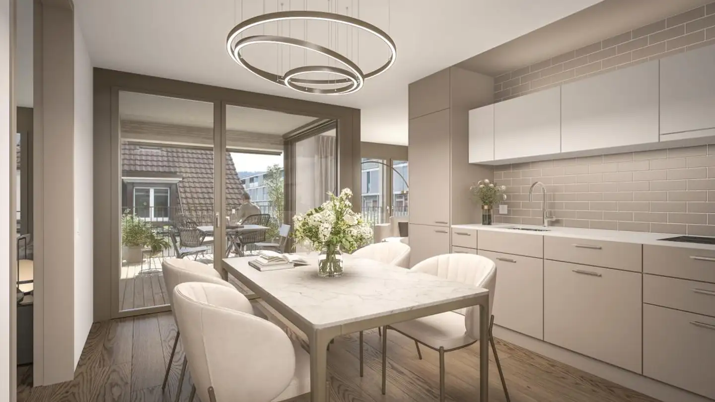 Dachgeschosswohnung mieten - Berninastrasse 56, 8057 Zürich