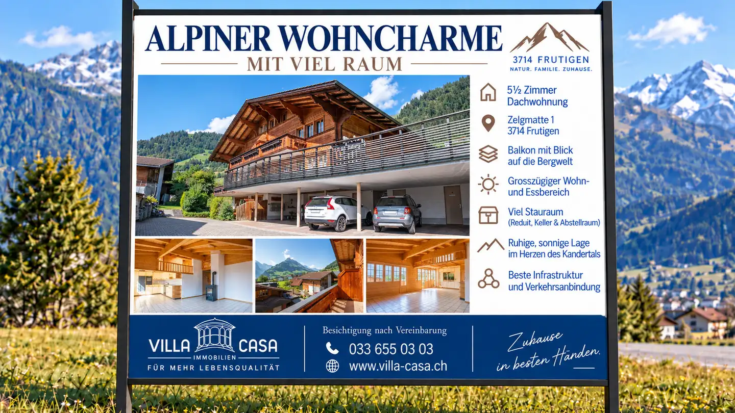 Maisonette kaufen - Zelgmatte 1, 3714 Frutigen