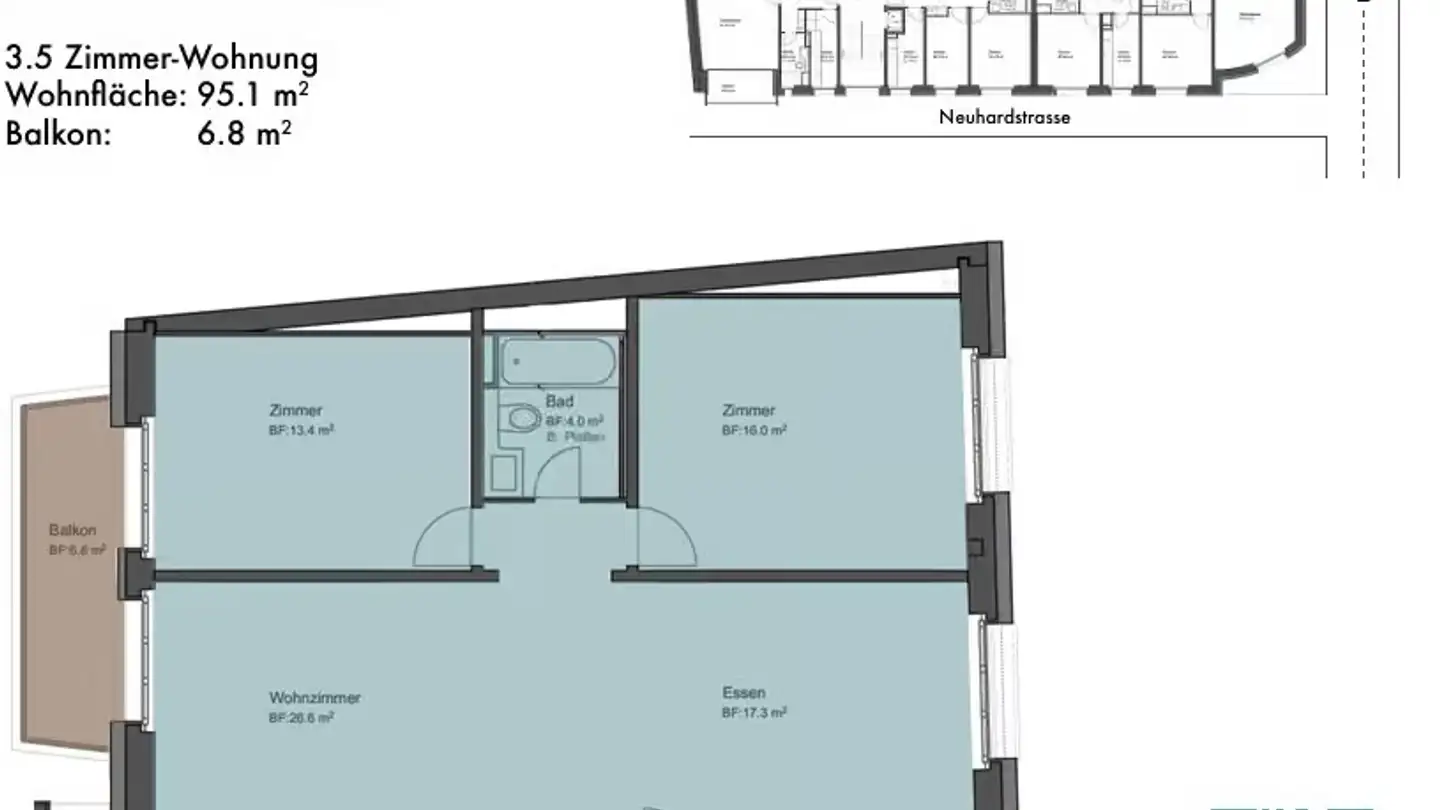 Wohnung mieten - Neuhardstrasse 11, 4600 Olten