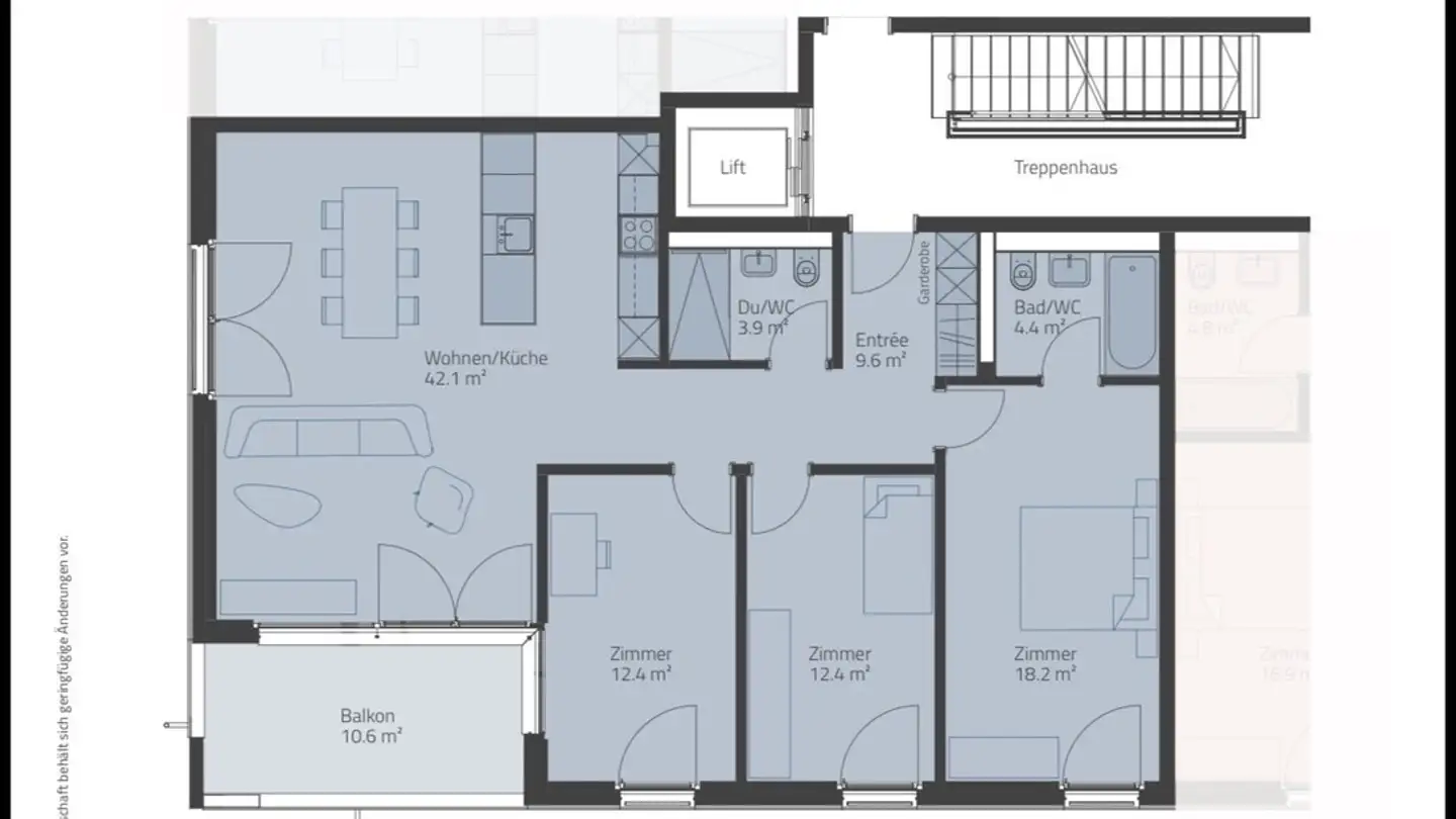 Appartement à louer - Rohrmattstrasse 11, 3073 Gümligen - Photo 2