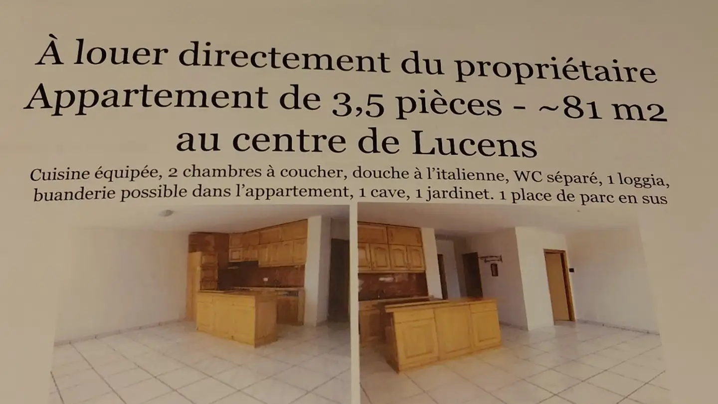 Appartement à louer - Route D'yvonand 7, 1522 Lucens