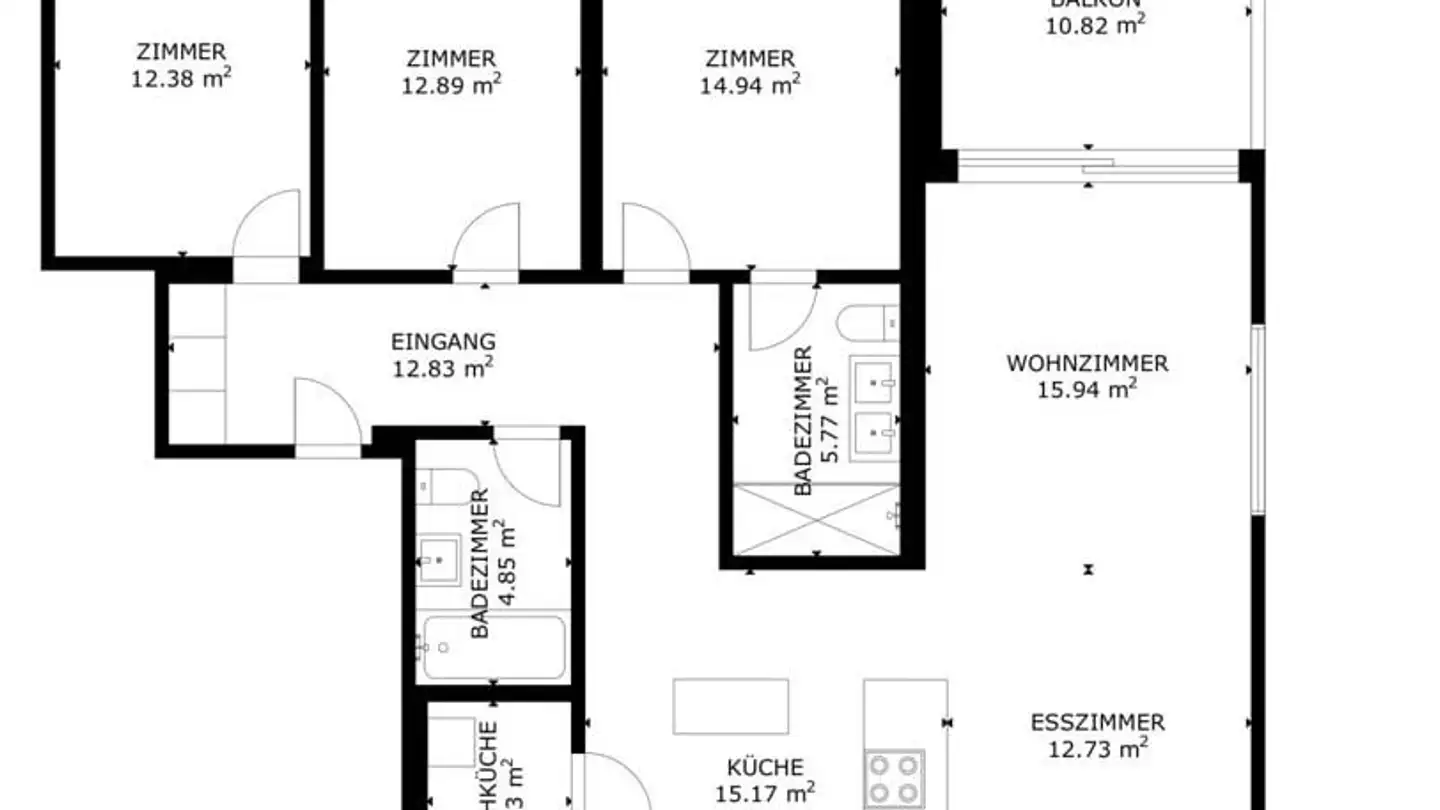 Appartement à louer - Oberfeld 3, 5053 Staffelbach - Photo 2