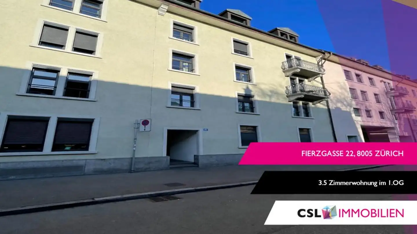 Appartement à louer - Fierzgasse 22, 8005 Zürich