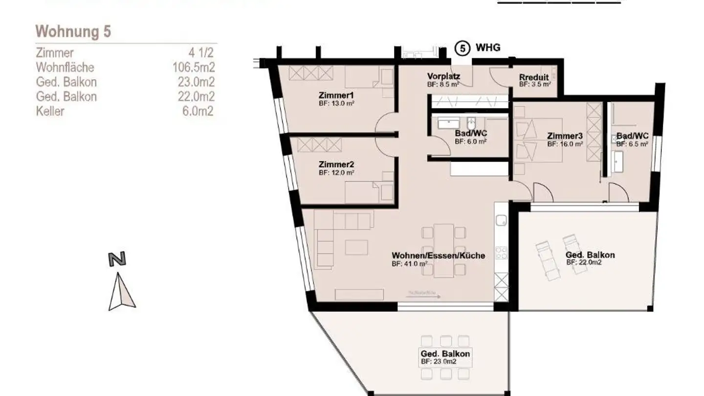 Wohnung mieten - Schorenweg 4, 5503 Schafisheim - Foto 2
