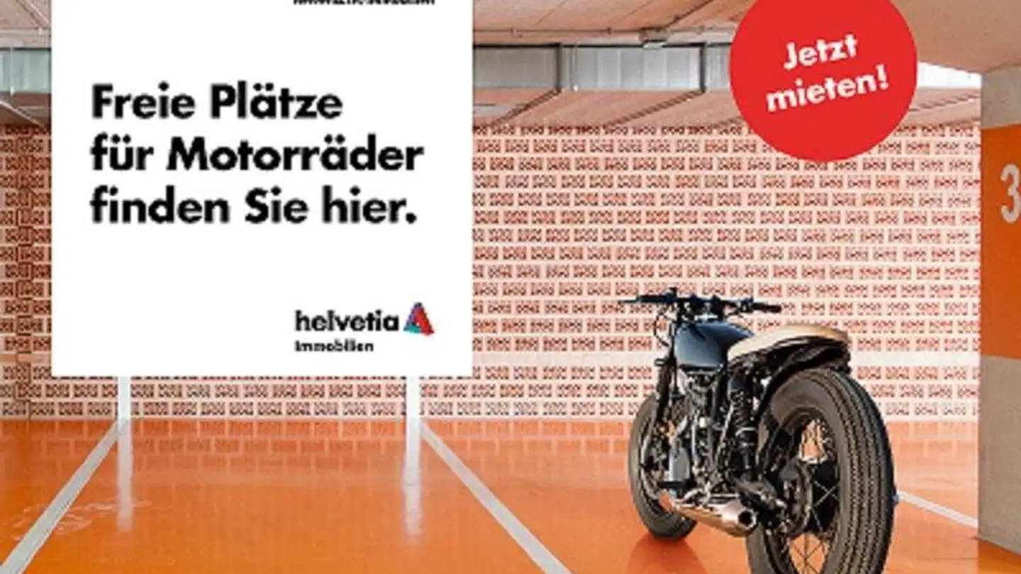 Indoor motorbike parking space for rent - Frohburgstrasse 259, 8057 Zürich