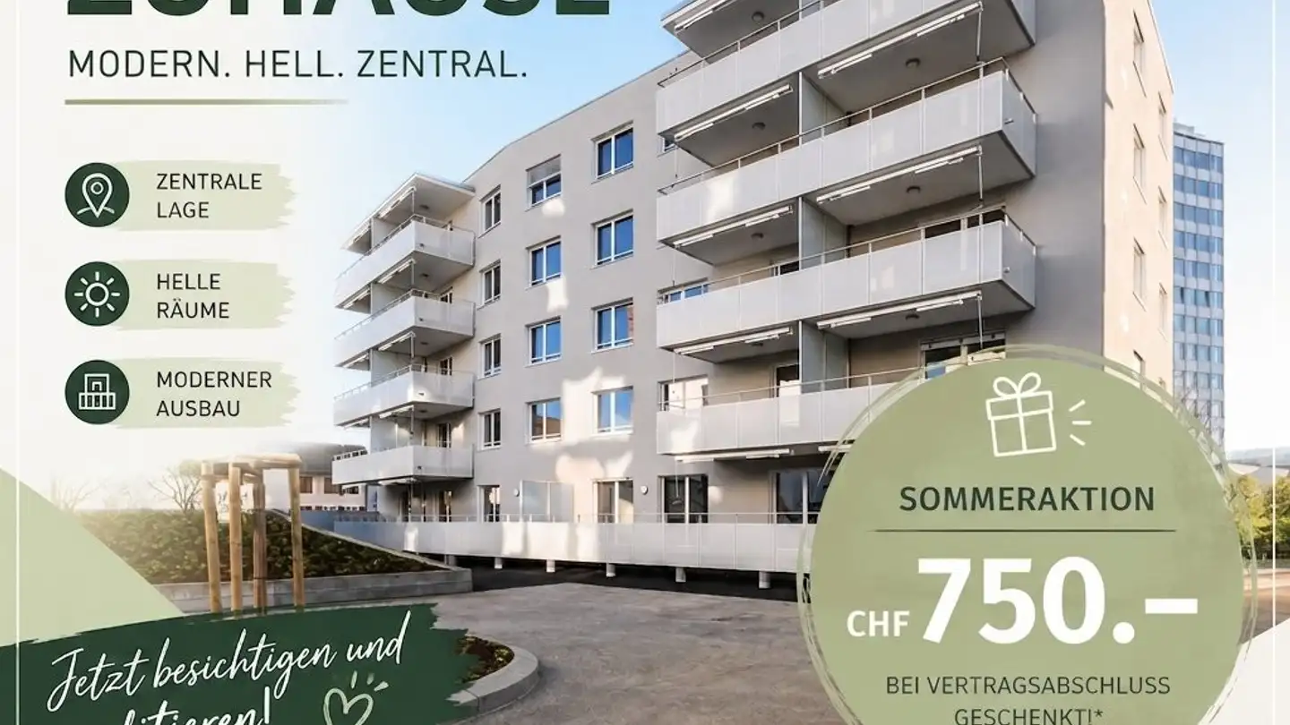 Appartement à louer - Sagiweg 12, 5737 Menziken