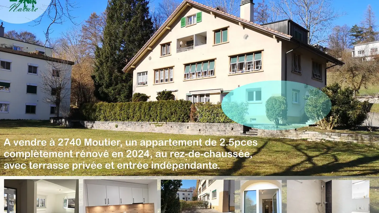 Stepped apartment for sale - Rue Industrielle 54, 2740 Moutier