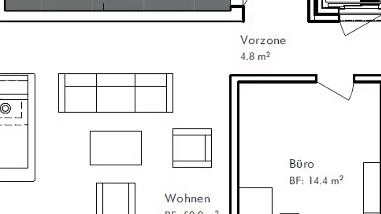 Terrassenwohnung mieten - Oberberg 24, 8222 Beringen - Foto 3