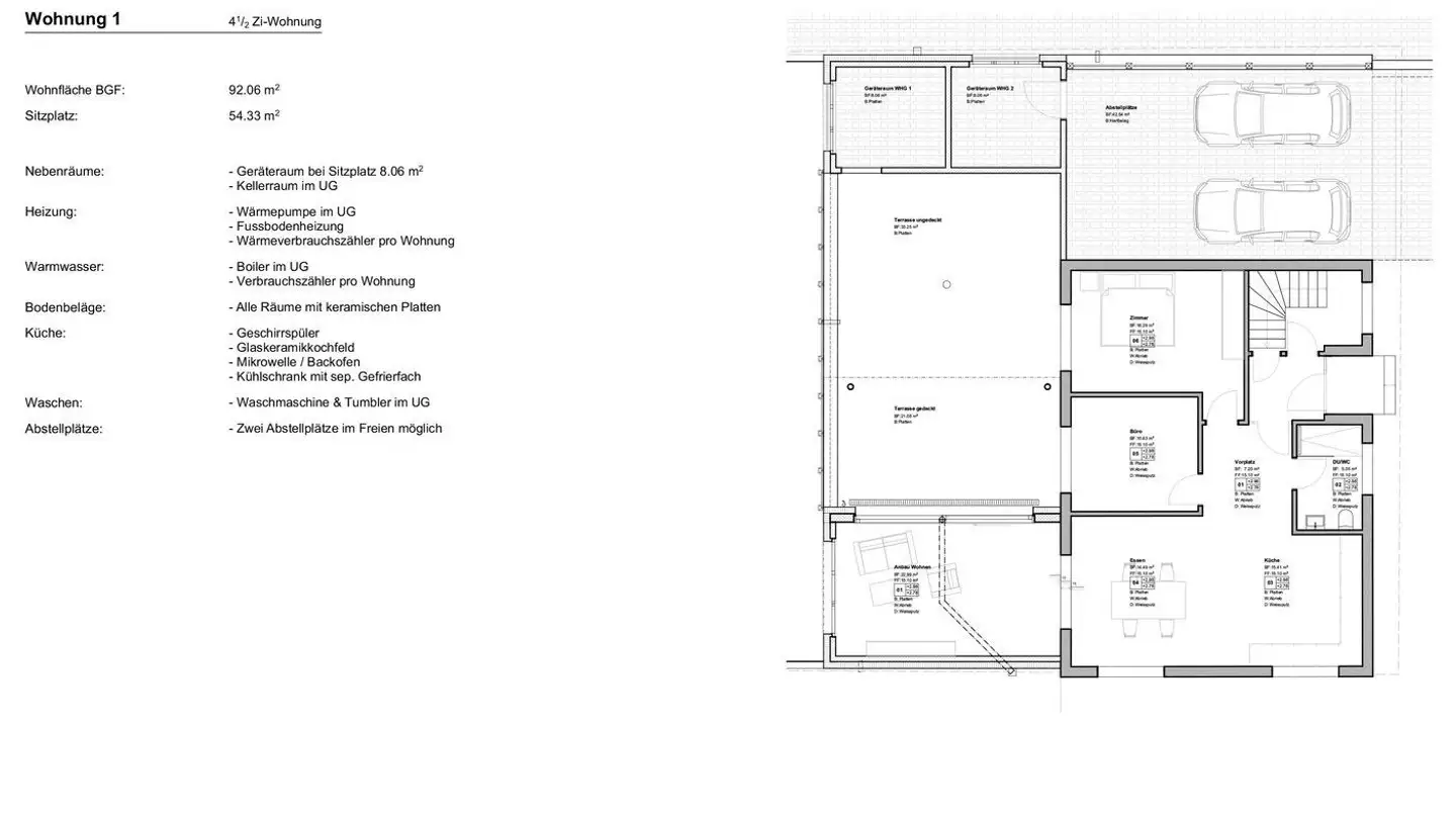 Apartment for rent - Oberfeld 28, 5306 Tegerfelden