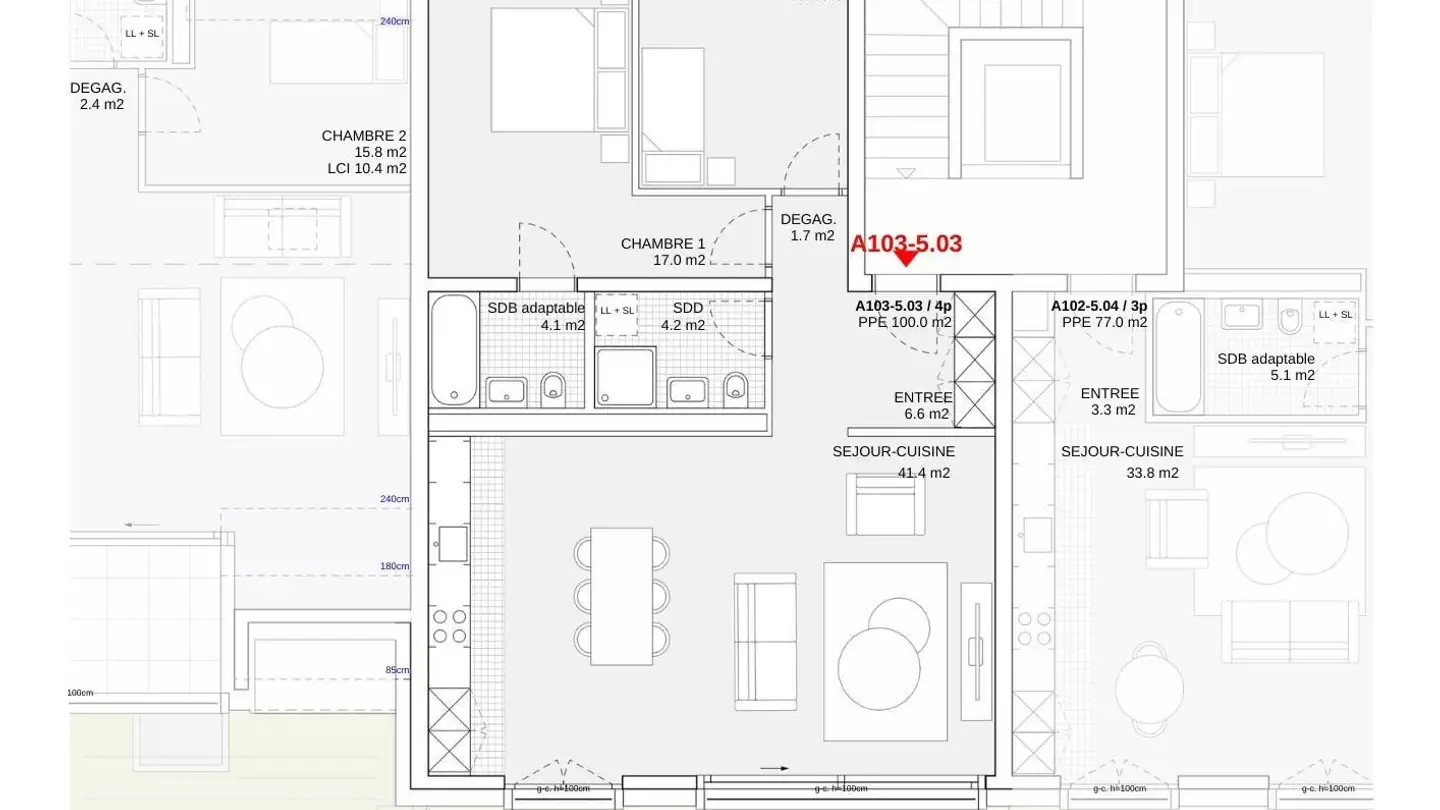 Appartement à louer - Chemin De La Distillerie 20, 1233 Bernex