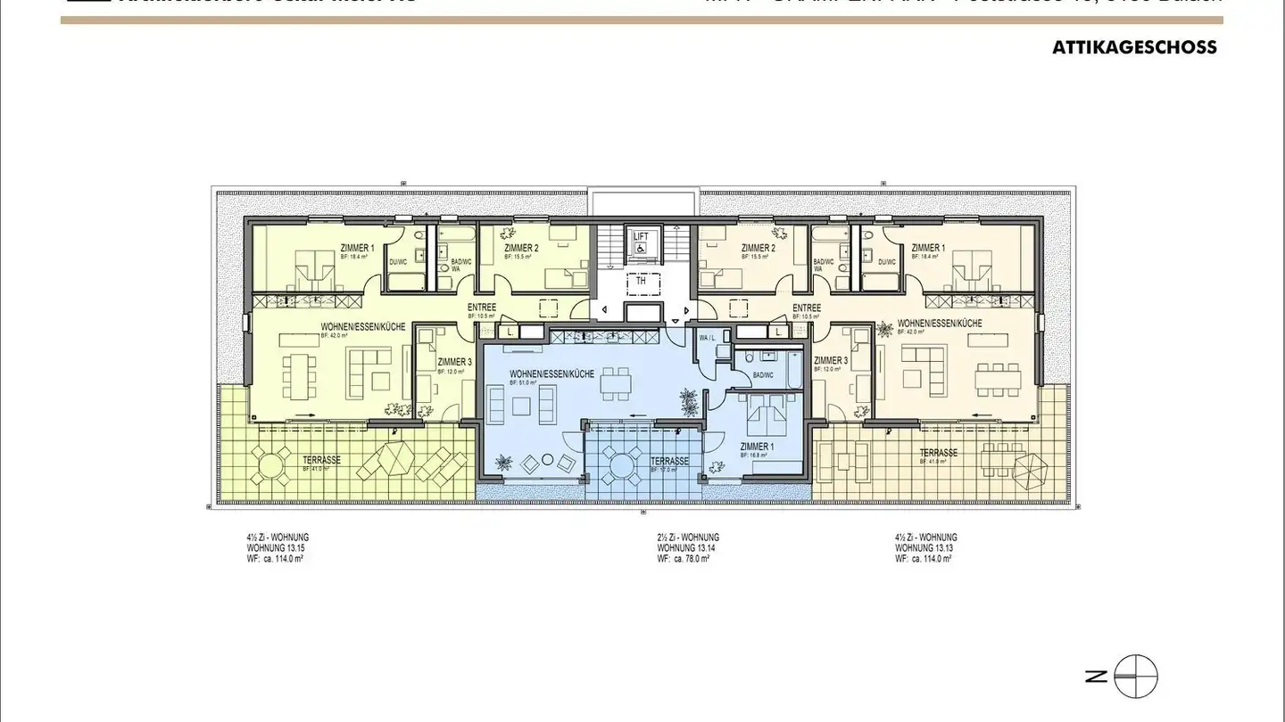 Penthouse mieten - Poststrasse 13, 8180 Bülach - Foto 4