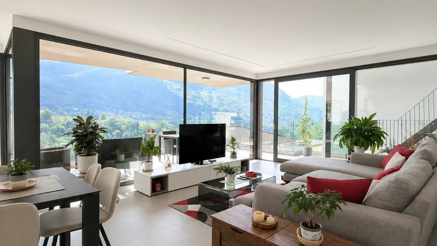 Maison jumelle à vendre - 6953 Lugaggia