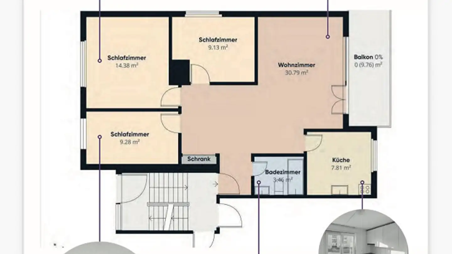 Appartamento in affitto - Rainstrasse 12, 9500 Wil SG - Foto 3