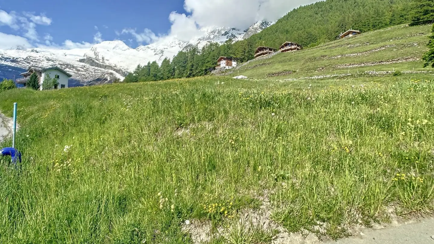 Terrain constructible à vendre - Grosses Moos 23, 3906 Saas-Fee