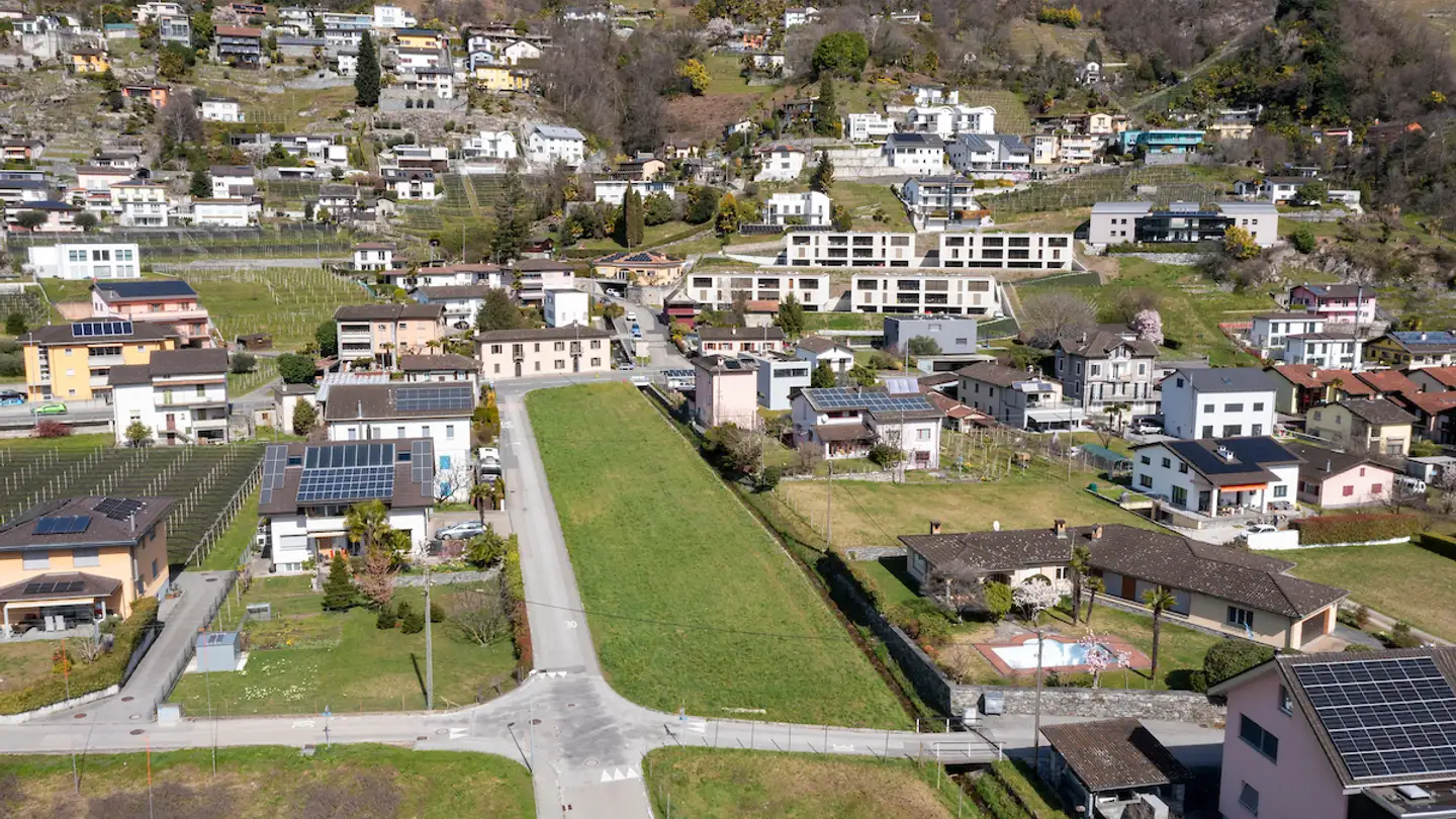 Terrain constructible à vendre - Via Boscioredo, 6516 Cugnasco