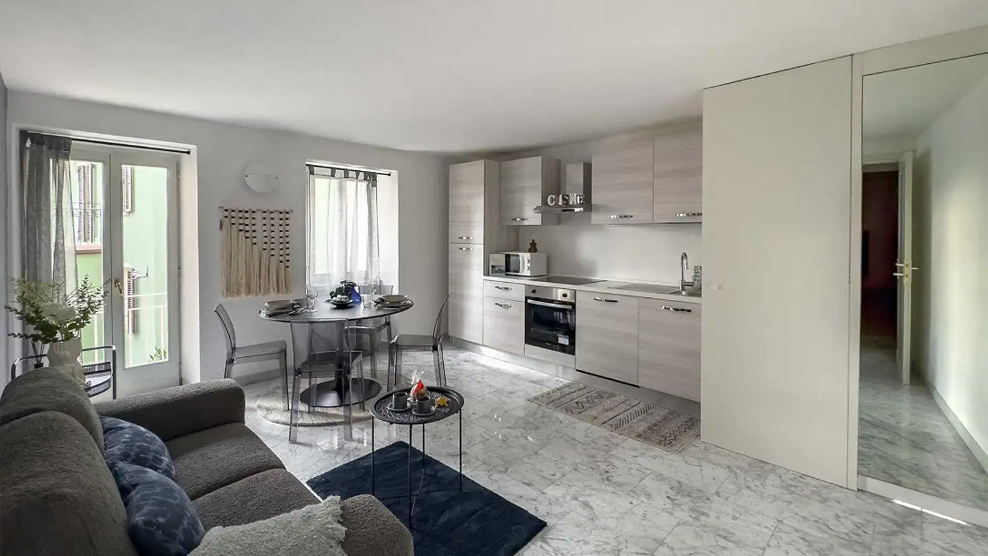 Appartement meublé à louer - Via Sorgente 6, 6974 Aldesago