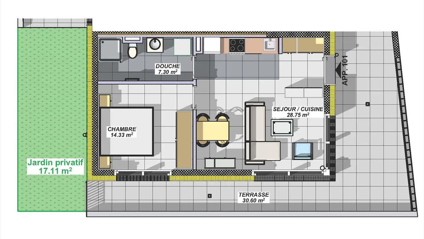 Appartamento in vendita - 1991 Salins - Photo 2