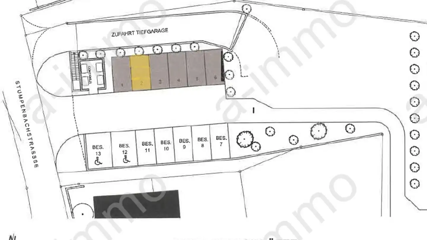 Parcheggio esterno in affitto - Stumpenbachstrasse 32, 5734 Reinach AG