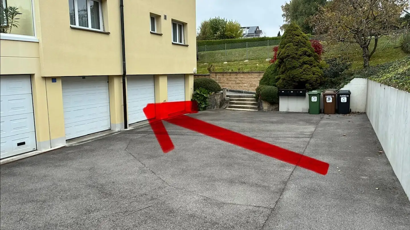 Single garage for rent - Chemin Des Planches 13, 1066 Epalinges