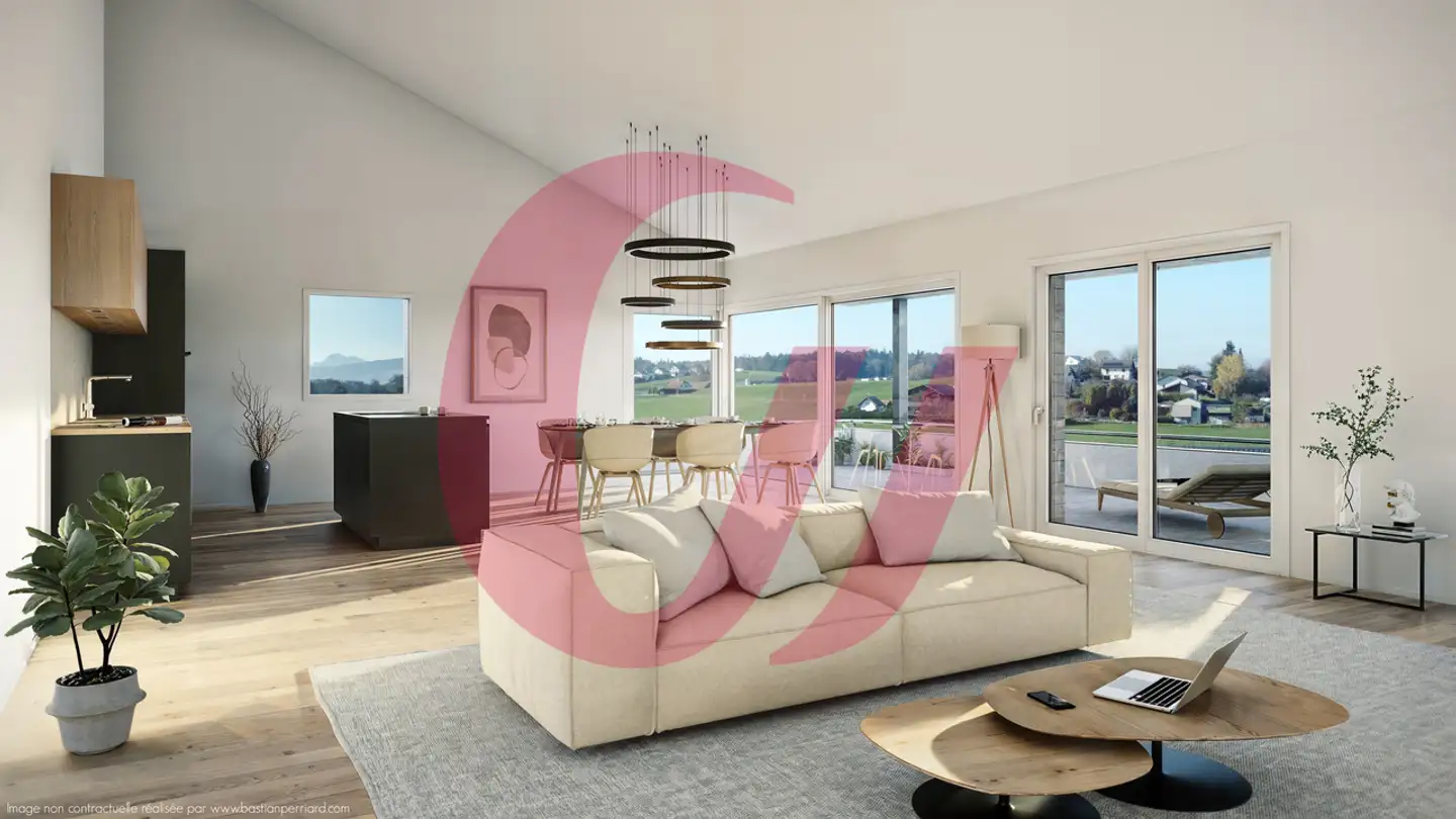 Appartement à vendre - Route Des Condémines 15, 1730 Ecuvillens - Photo 3