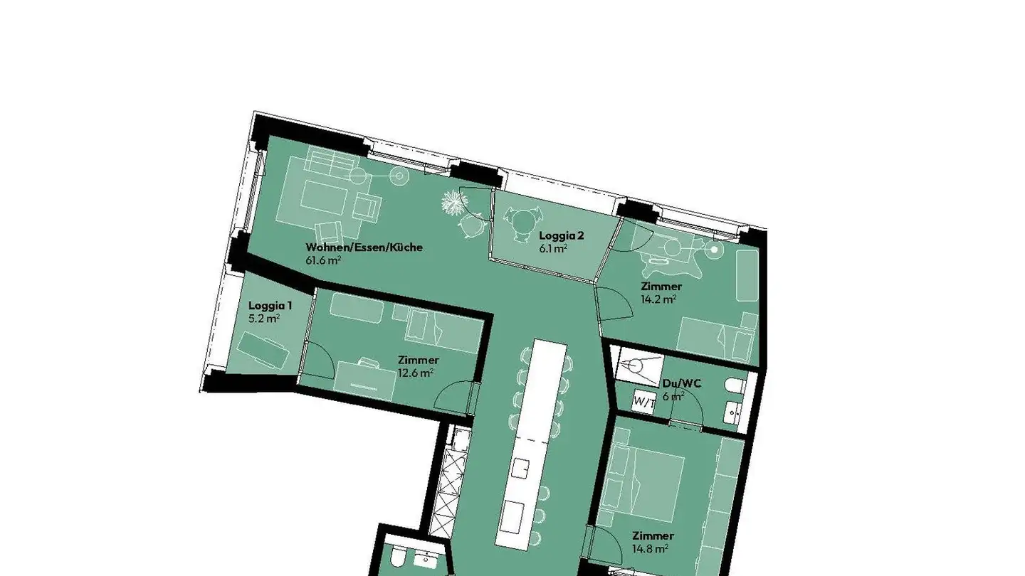 Appartement à louer - Waldeggweg 1, 8302 Kloten - Photo 3