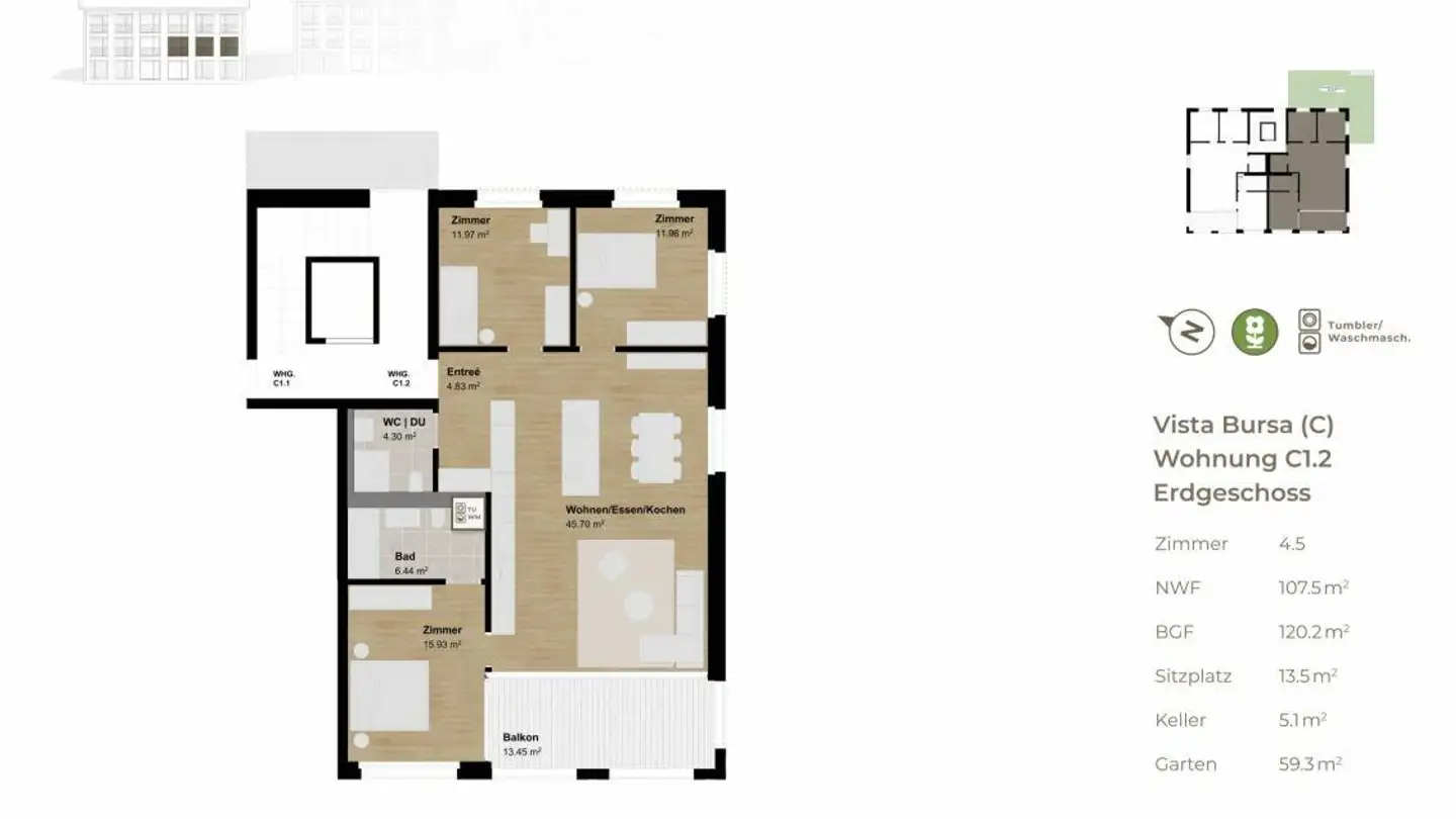 Appartamento in vendita - 7452 Cunter - Photo 4