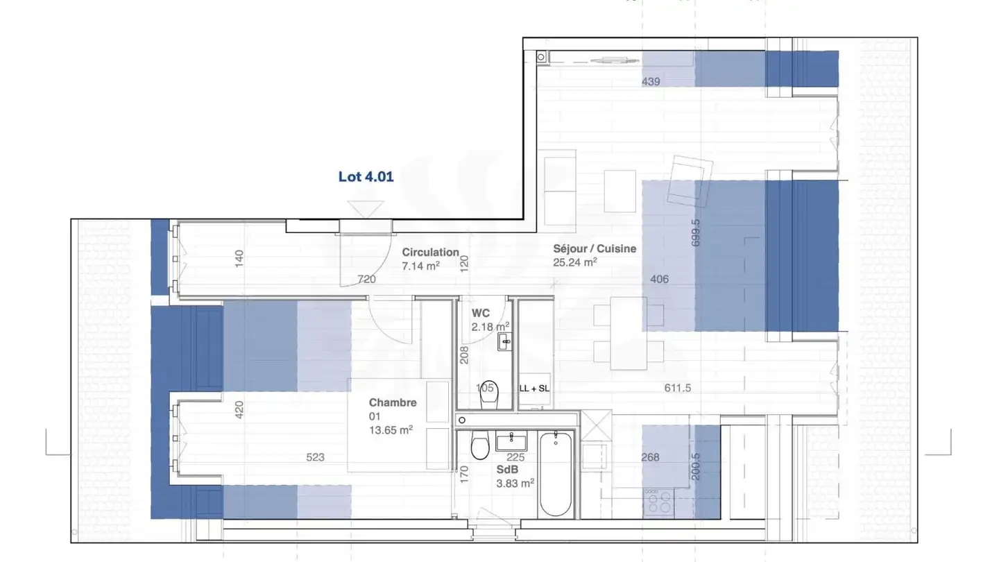 Attic flat for sale - Route Des Jurets 11, 1244 Choulex - Photo 4