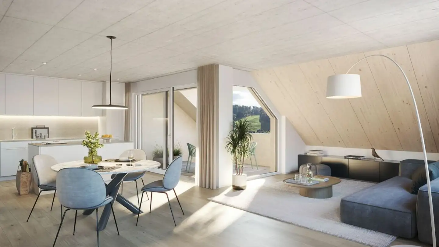 Attic flat for rent - Haselhalden 12, 8493 Saland - Photo 3