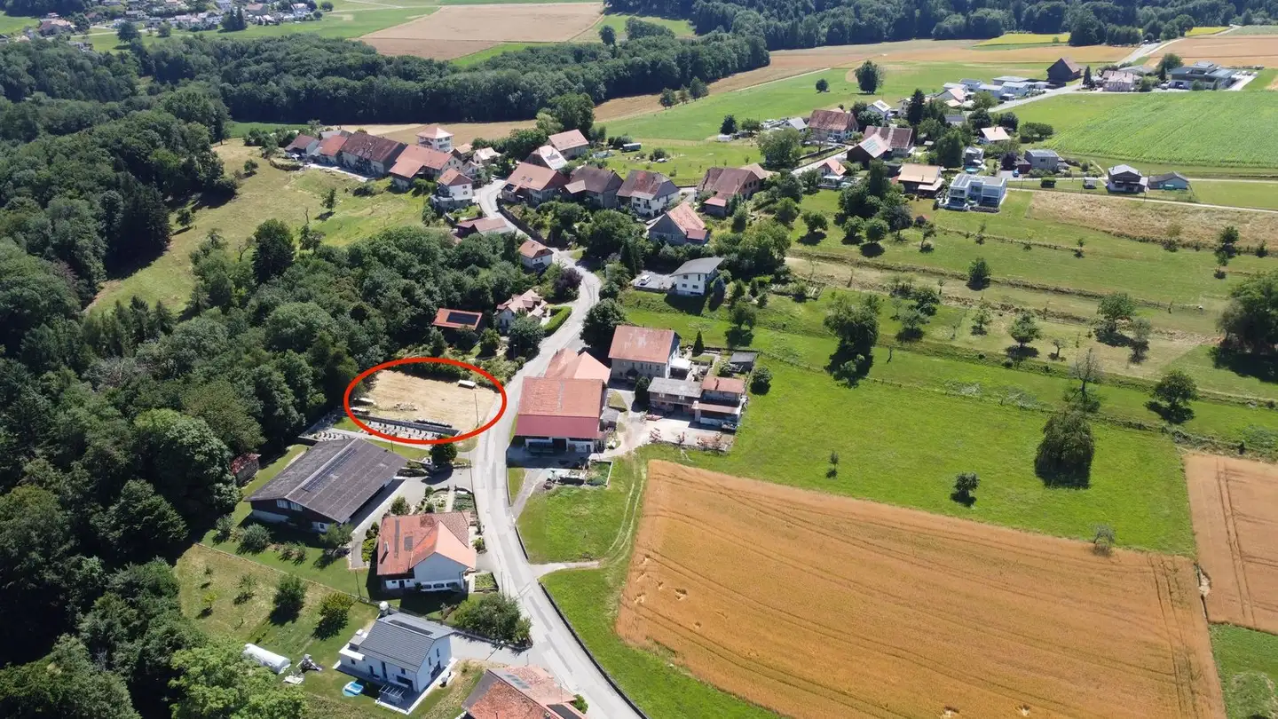 Terrain constructible à vendre - 1464 Chêne-Pâquier