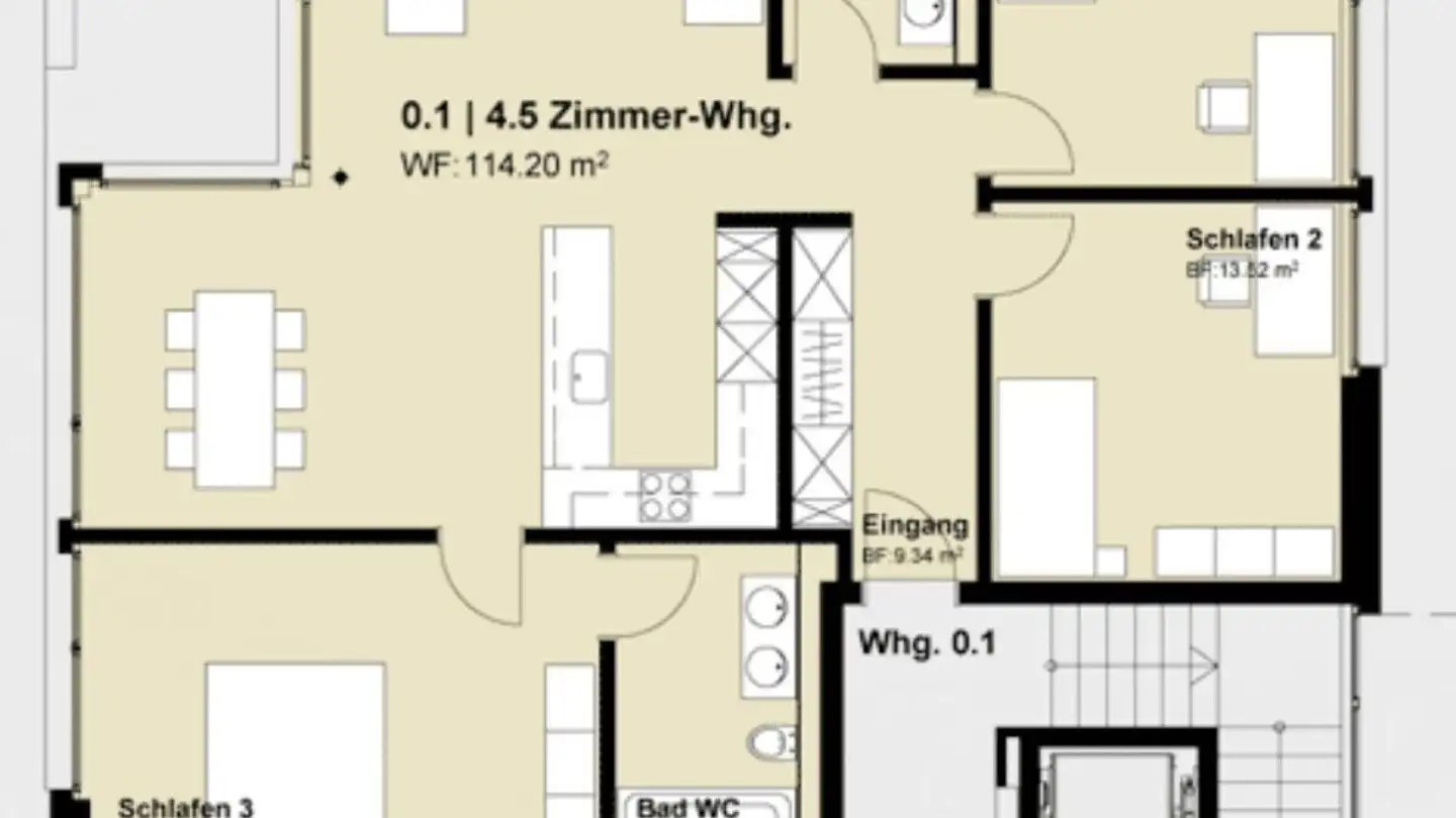 Wohnung mieten - Sonnenstutz 9, 7000 Chur - Foto 2