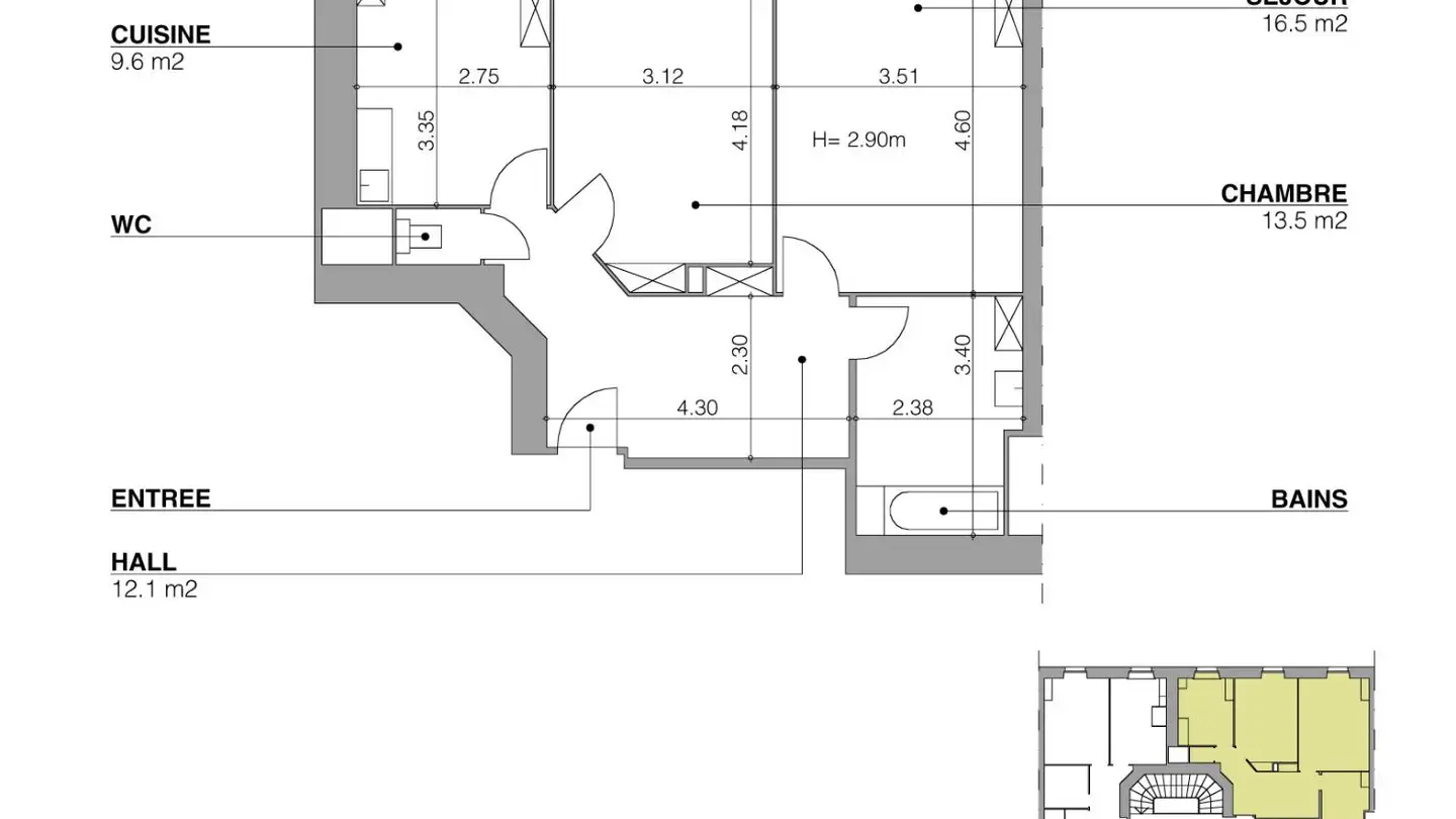 Appartement à louer - Rue Leschot 6, 1205 Genève - Photo 4