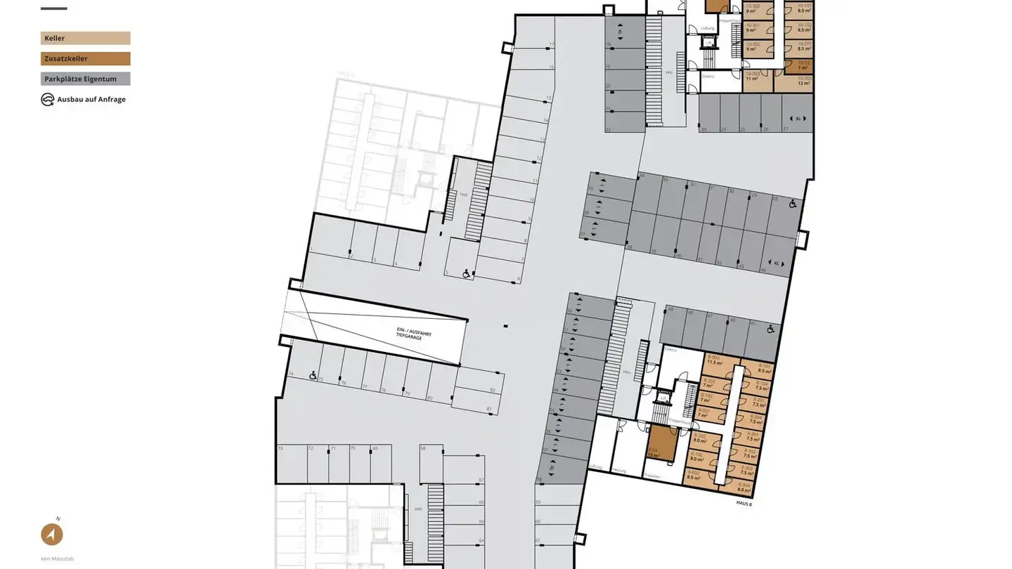 Parkplatz im Freien mieten - Kanalstrasse 8, 5734 Reinach AG - Foto 3