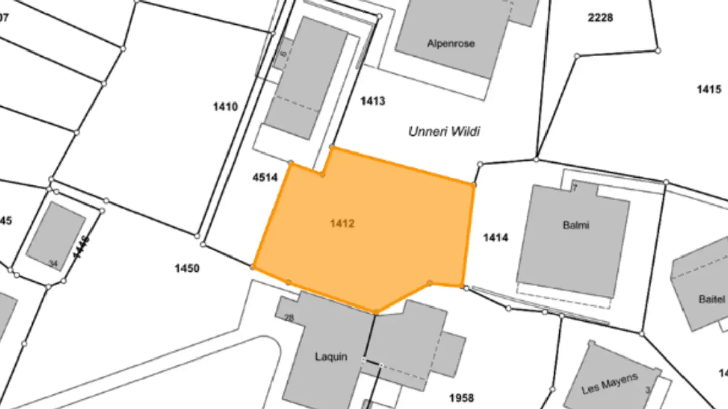 Constructible plot for sale - 3906 Saas-Fee