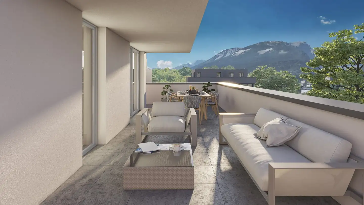 Attique à vendre - Mattenstrasse 1, 3952 Susten