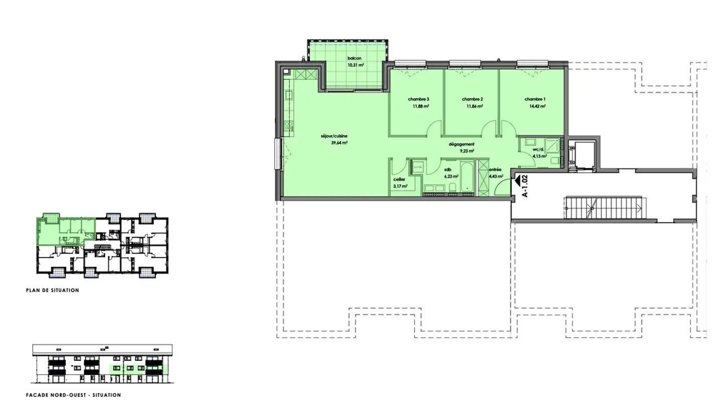 Apartment for rent - Route De La Pierra 10, 1678 Siviriez - Photo 4