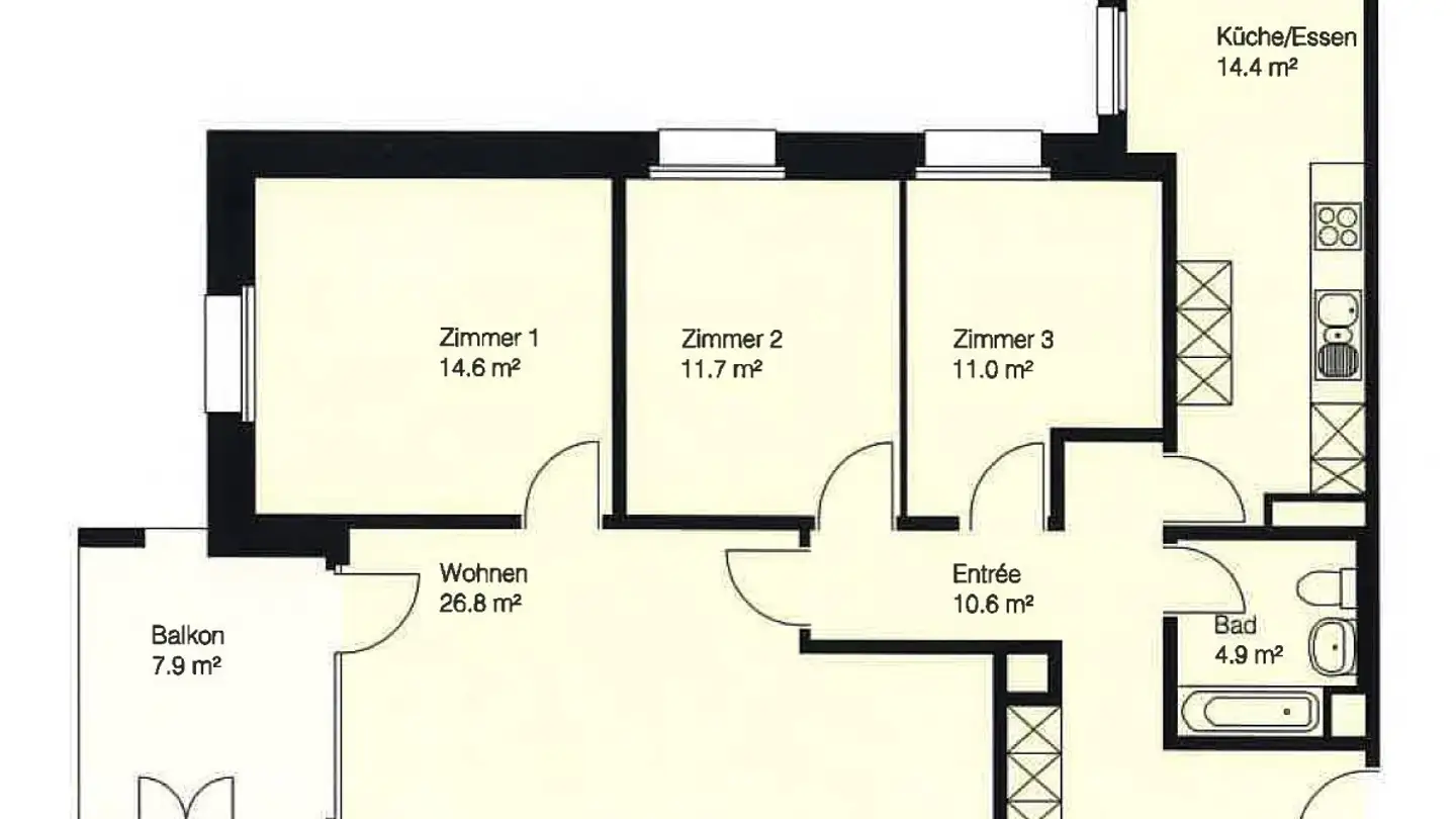 Chambre à louer - Klösterlistrasse 6, 6010 Kriens - Photo 3